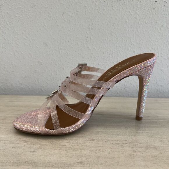Kurt Geiger PIERRA VINYL MULE Pale Pink US 6 EUR 36 Party Heels - Picture 4 of 15
